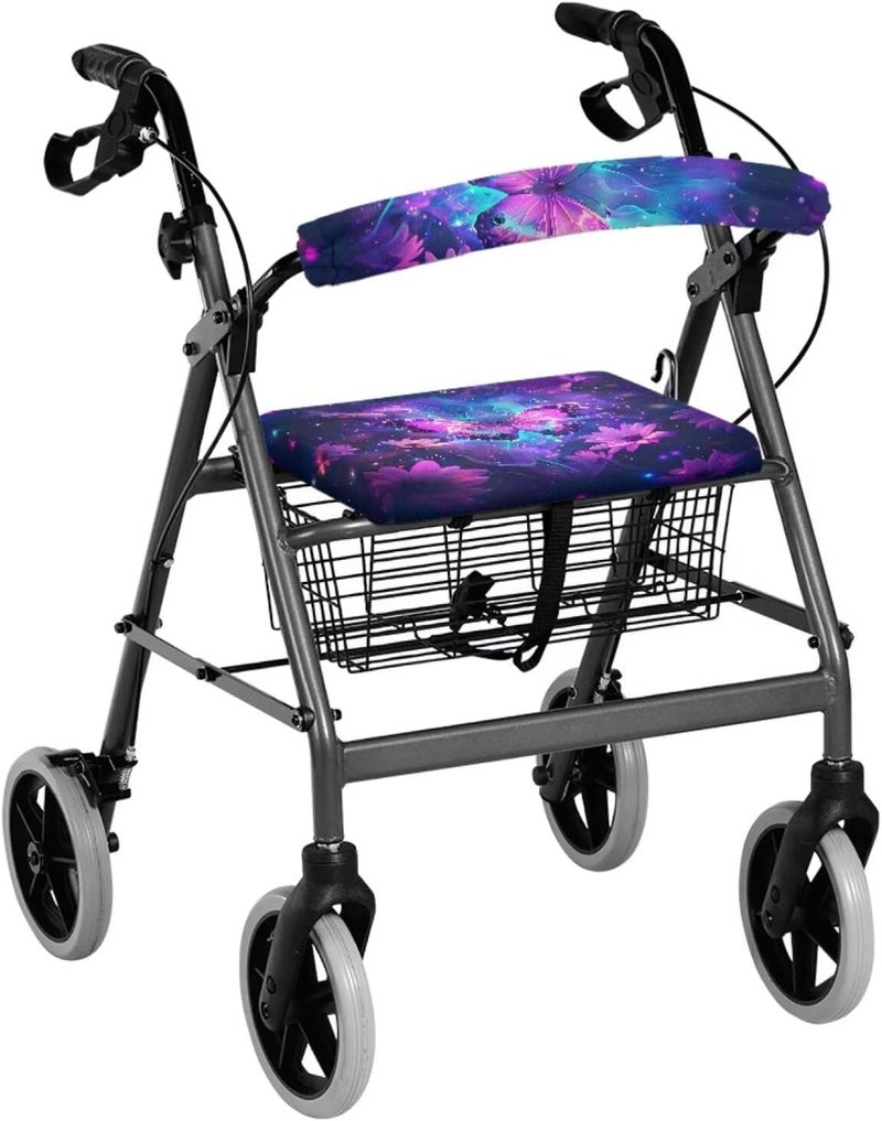 LedBack Rollator Walker Cover Butterfly Gifts for Seniors in Assisted Living Rollator Walker Accessories for Seniors - Image 2